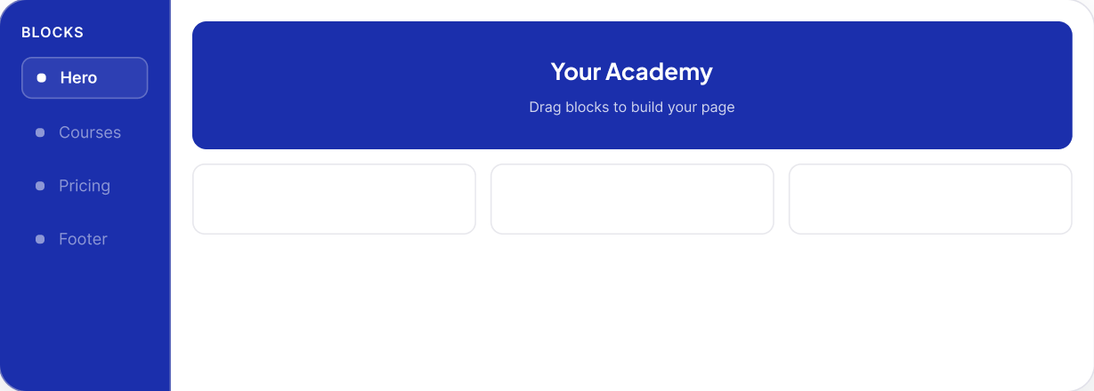 Academy Website