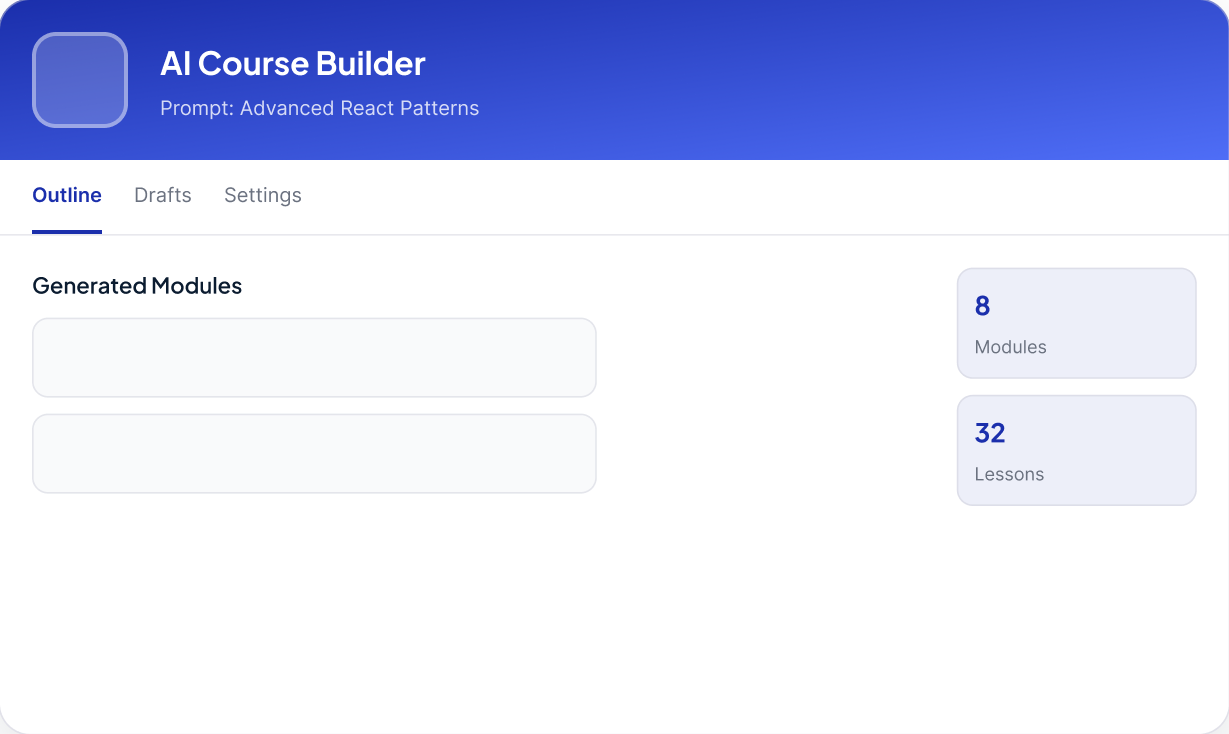 Course Outline Assistant