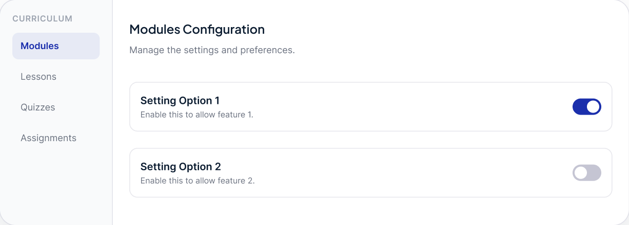Curriculum Builder