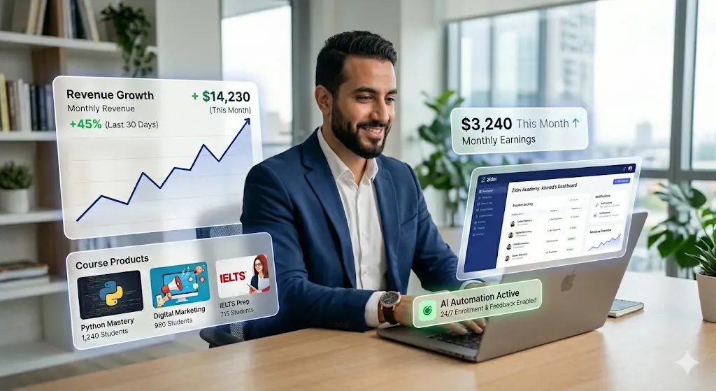 Zidni academy dashboard